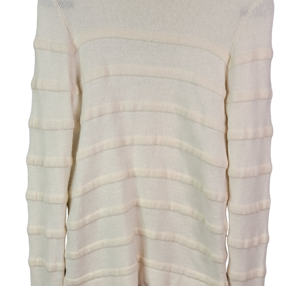 Lacoste Cashmere Wool Blend Turtle Neck 3D Long Sleeve Sweater With Thumb Holes - Picture 8 of 15